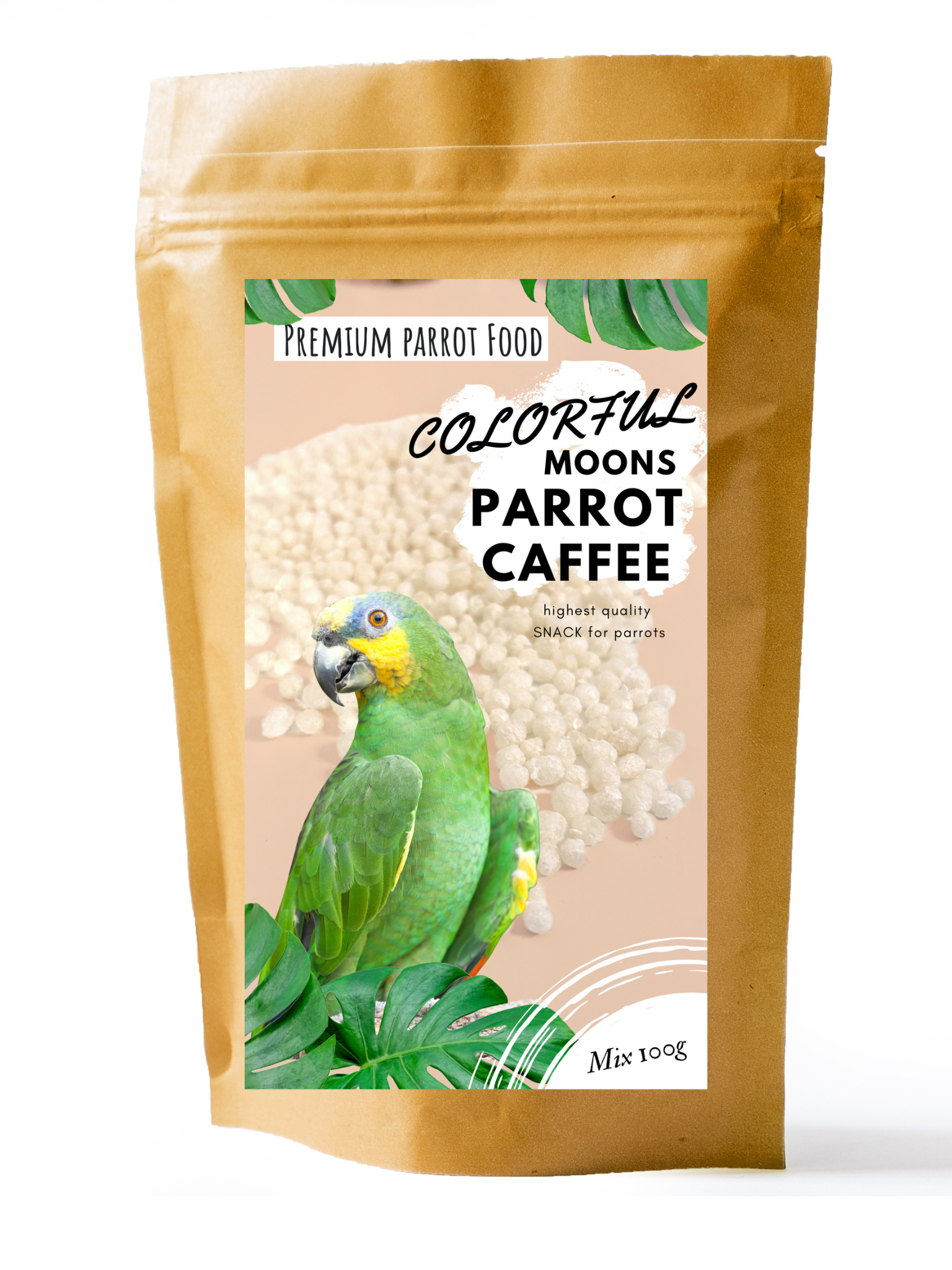 Premium Parrot Food PARROT CAFFEE - Reis - für alle Papageien 100g