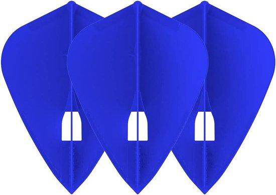 Famanu Dart Flights Blau - L-Stil