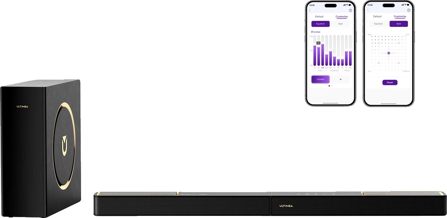 Soundbar, 312 kanálov, ovládanie pomocou aplikácie Smart App, Skywave F30