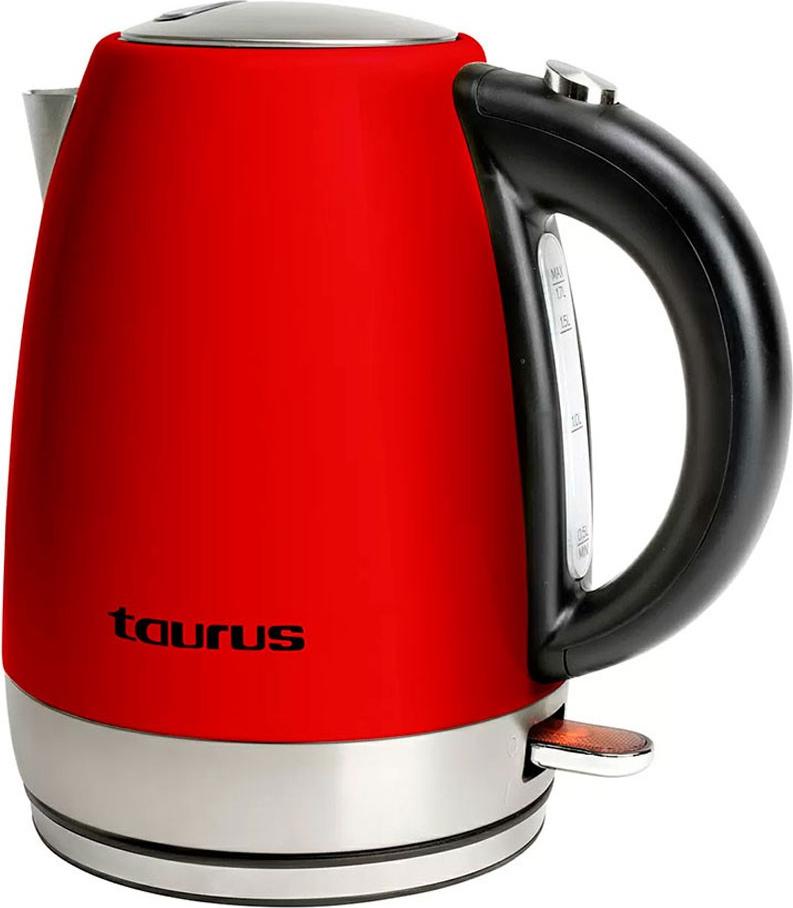 Wasserkocher 1,7 l, 2200 w, vintage-rot, edelstahl - Taurus 958527000