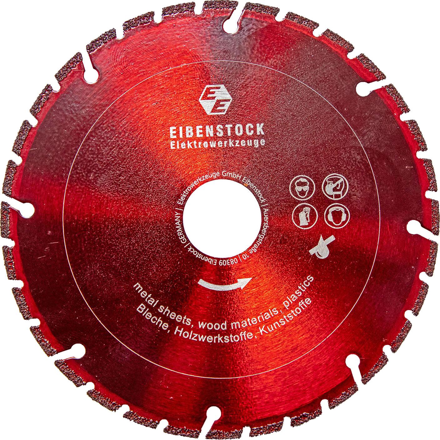 Elektrowerkzeuge GmbH Eibenstock EIBENSTOCK Diamanttrennscheibe Ø 125mm ERC 350 für Metall-,Wickelfalz, Lüftungsrohre 37450000