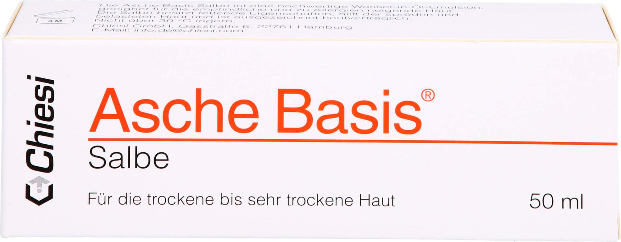 Chiesi GmbH Asche Basis Salbe für die trockene bis sehr trockene Haut, 50 ml Salbe 02134489