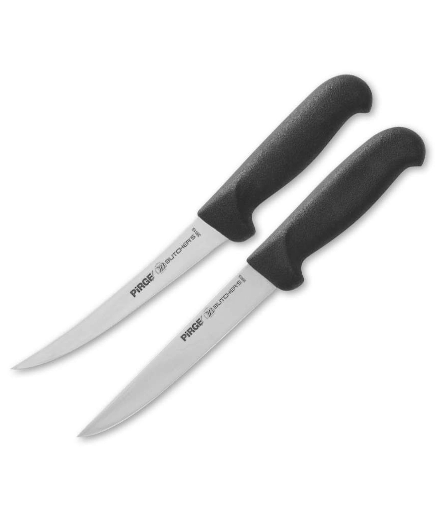 Pirge Butcher's Ausbeinmesser Profi Messer Set 2 TLG - 15 cm und 15 cm Ausbeinmesser Set