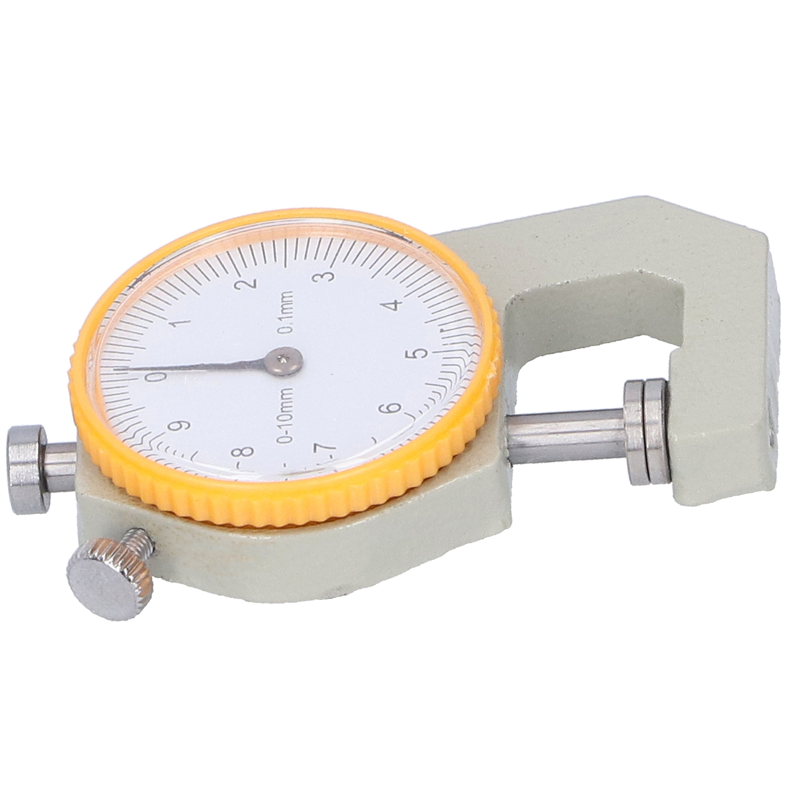 Cocosity Dickenmesser,Dickenmessgerät,flacher Kopf Dickenmesser,Dickenprüfer,Leder Messwerkzeug,DIY Leder Werkzeug