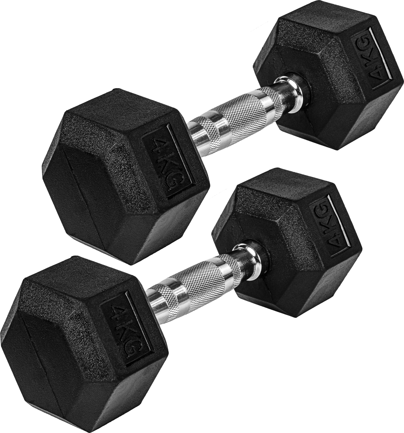 MOVIT Hexagon Kurzhanteln 2er Set 4kg, Hantel Hanteln Kurzhantelset 20040889