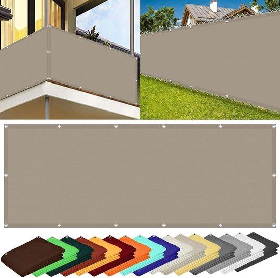 OEM Gartenzaun - Wasserfest - UV-Resistenz - 150 x 500 cm - Braun 2026
