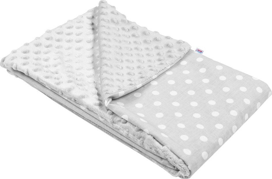 Babydecke New Baby grau 80x102 cm