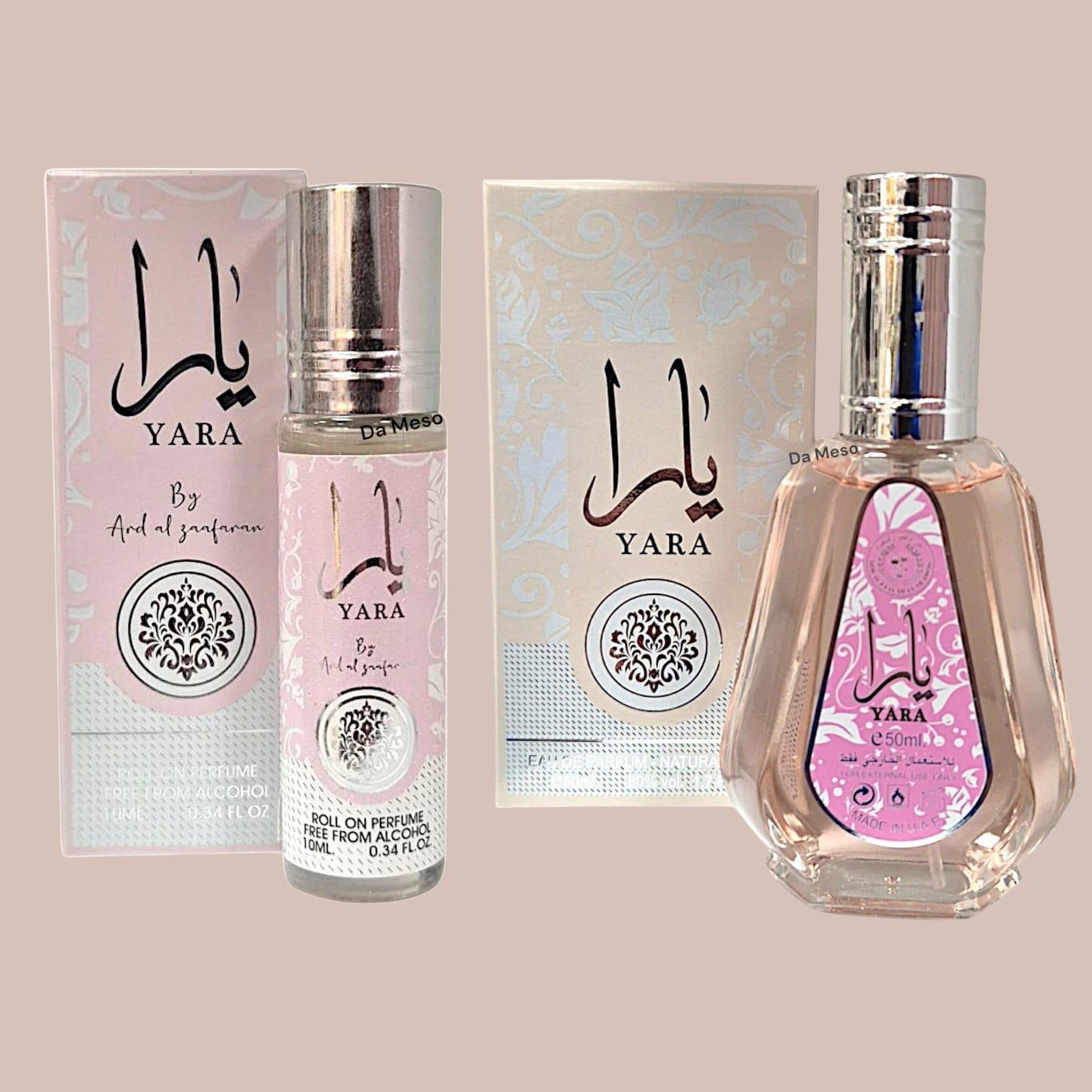 Lattafa Parfum Yara Set Eau de Parfum 50ml und Yara Parfümöl 10 ml YRSET60