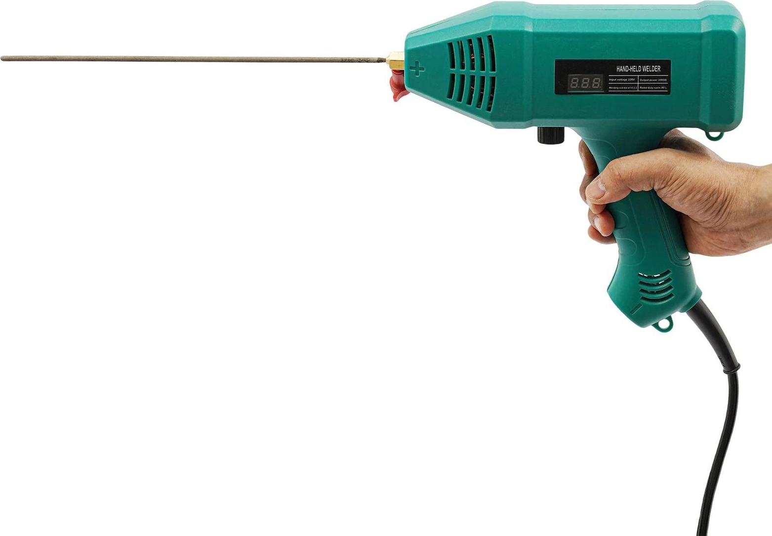 StarTech Elektroden-Schweißgerät - Handliches MMA 20–200 A - 3000 W - EU-Stecker - Elektroden 1,6–3,2 mm - Materialstärke 2–14 mm - 40 % Einschaltdauer - Marineblau