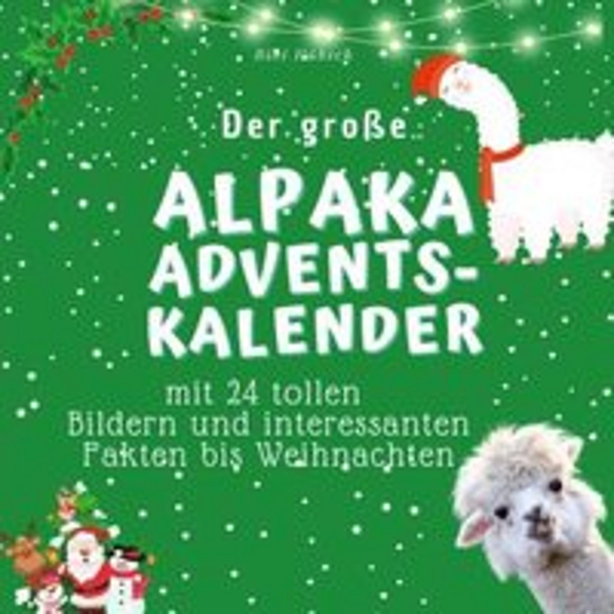 Veľký adventný kalendár alpaky