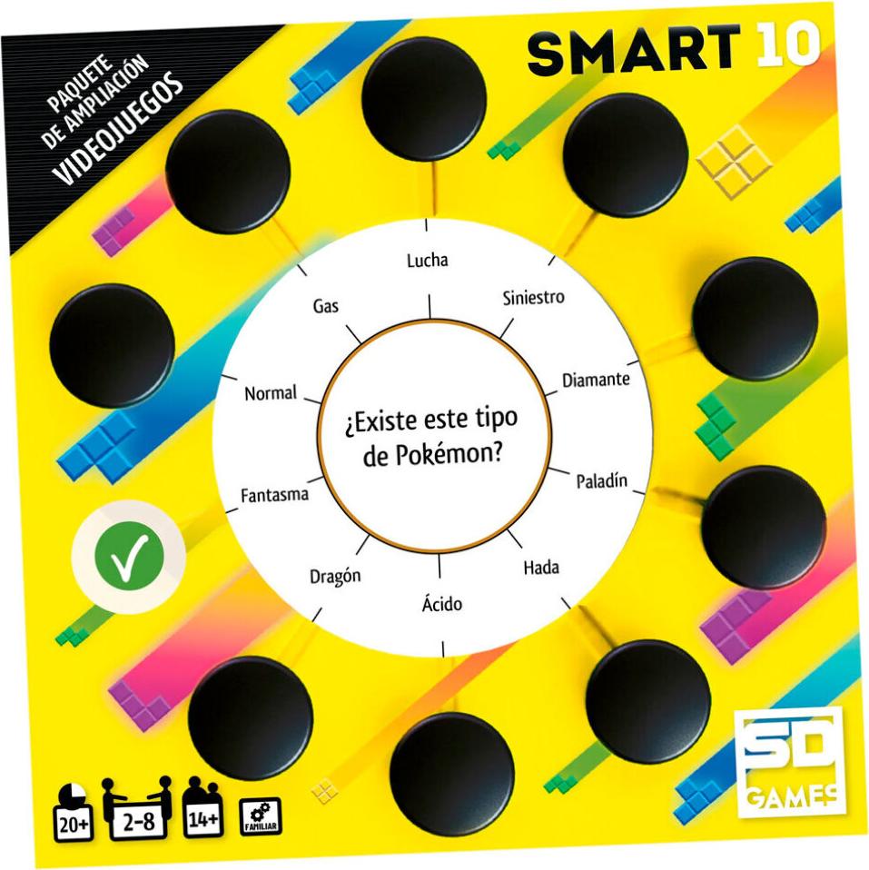 SD Games Spanische Smart 10-Spieleerweiterung Videospiele SDGSMAR1005
