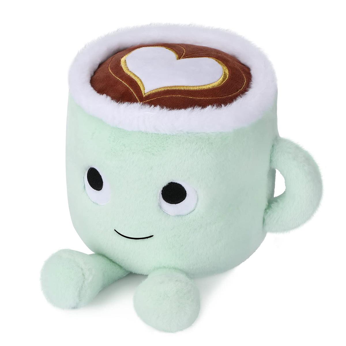 Dopwii Flauschiges Latte Plüschtier Kissen 30 cm – Kaffeetassenform Kuscheltier, Ideal als Geschenk für Jedes Alter KAUF-TRAD-AT164-017