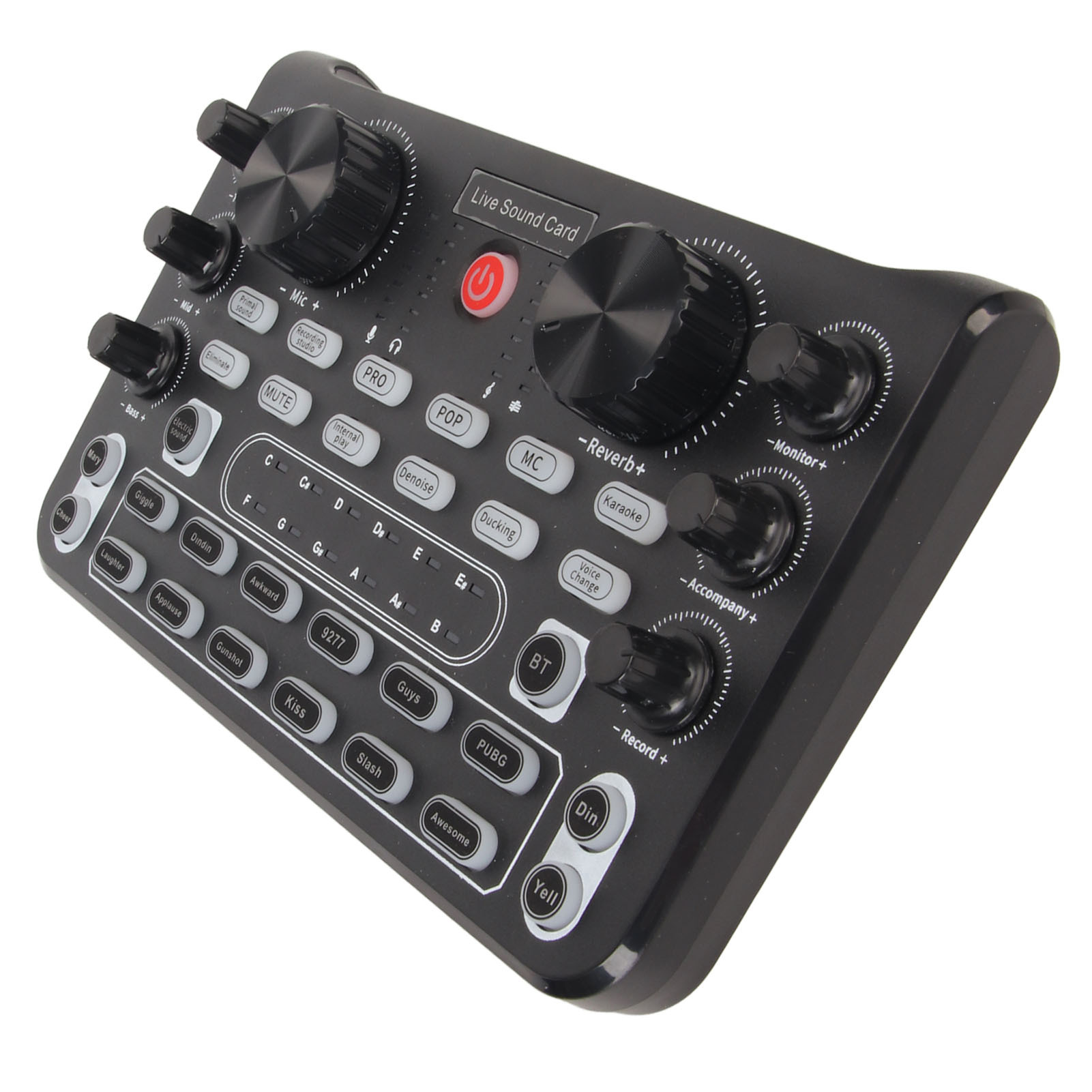 Cocosity Live-Soundkarte,Sound-Mixer-Karte,Broadcast-Soundkarte,Soundkarte,Sound-Mixer,Voice-Changer-Soundkarte