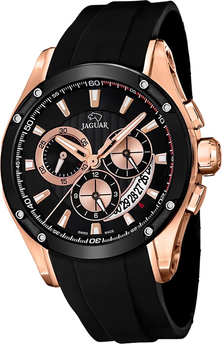 Pánske hodinky Jaguar PUR J691/1 Športové náramkové hodinky Black Special Edition D2UJ691/1