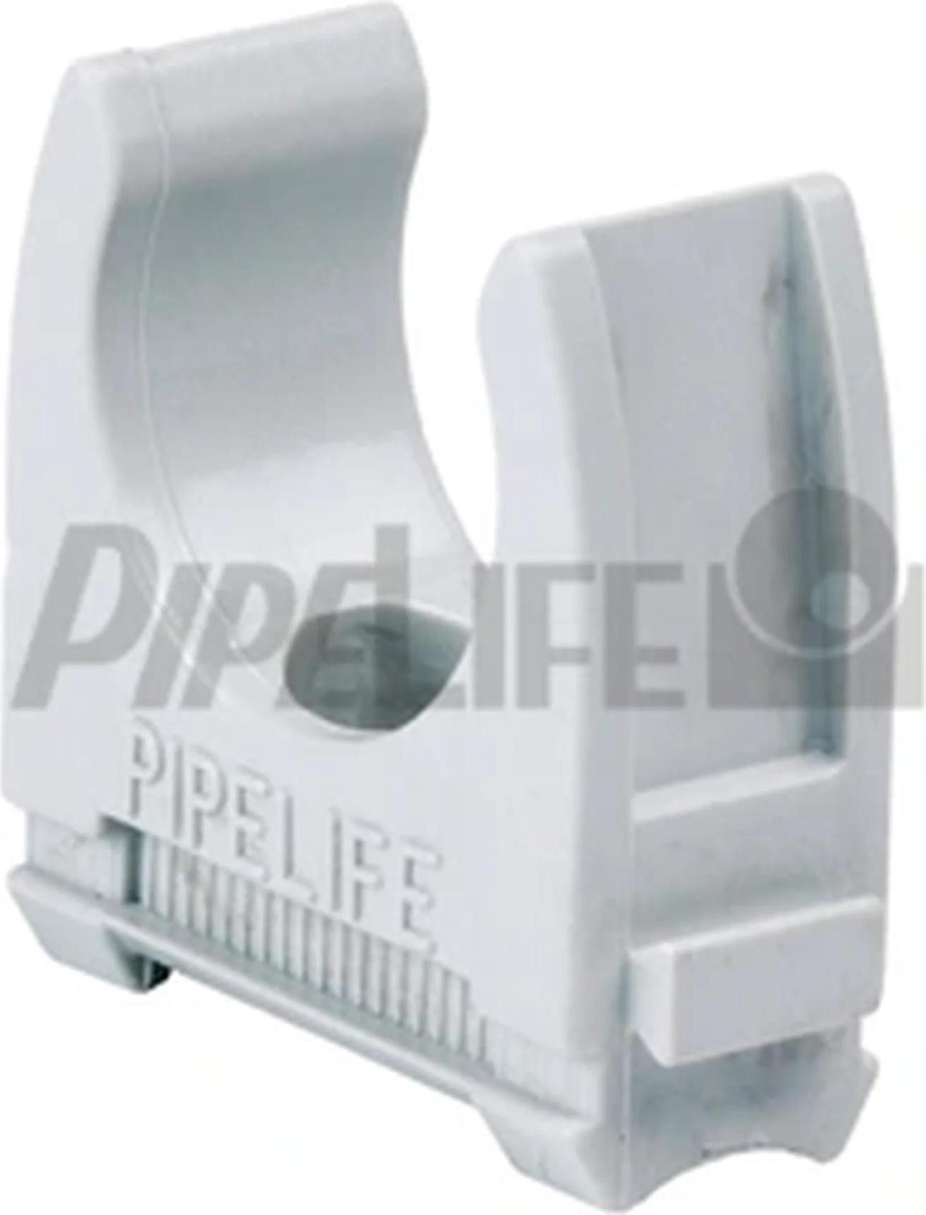 Pipelife Klemmschelle für Installationsrohre, Ø40mm, hellgrau, halogenfrei, 1 Stk. H-TKSL40HGR