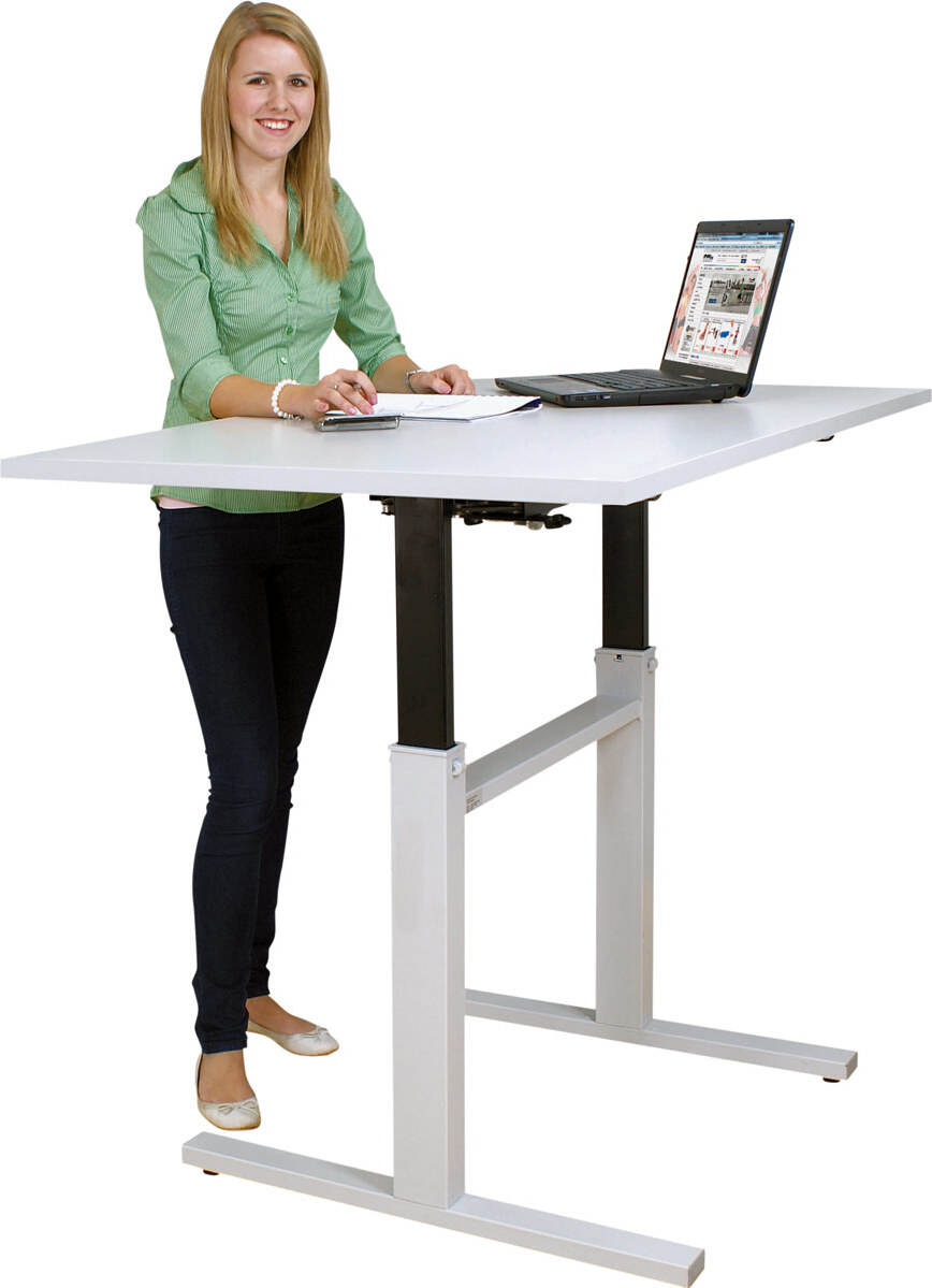 Sport-Tec Sitz- Steharbeitstisch Schreibtisch Sitzarbeitstisch Ergo M 2 18102