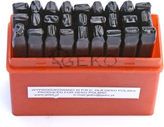 Geko Nummerierung - Buchstaben 6Mm