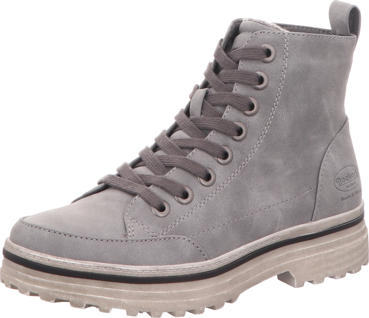 Schuh-Import und Export Gerli Dockers by Gerli Boot Damen Schnürboots grau EU40 2522500074400