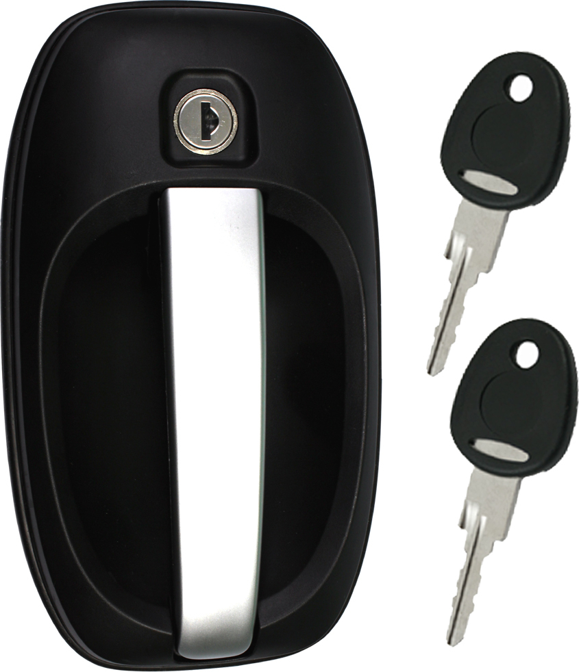 FAP M1 Außenschloss Türschloss Schloss Wohnwagen Wohnmobil Caravan silber schwarz AT-12218