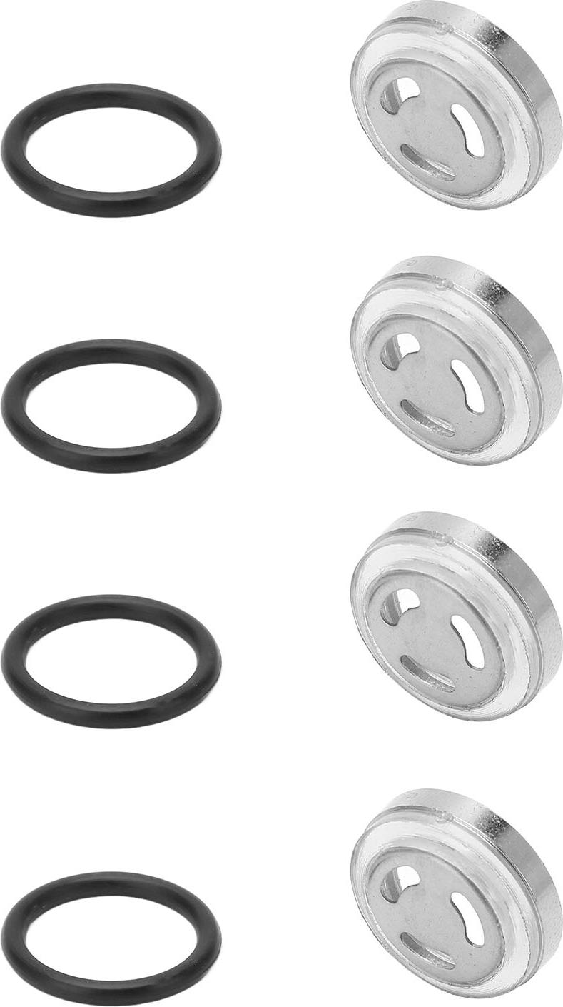Cocosity 4 Stück Hauptbremszylinderbehälter Dichtungssatz Motorradzubehör für Scooter ATV Dirt Bike