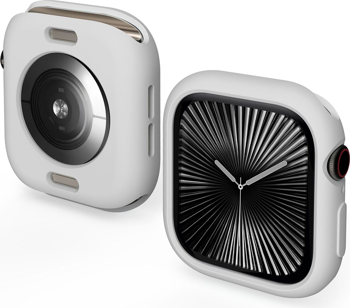 Pre Apple Watch Series 10 46mm Candy Design Smart Watch TPU puzdro sivé