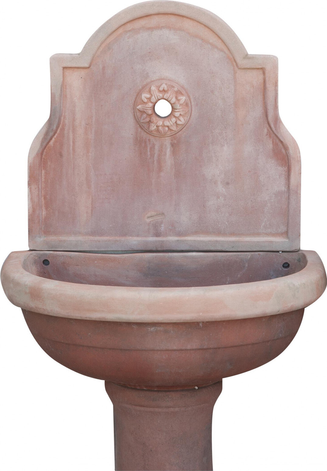 Shabby Haus Brunnen terrakotta 130x42x60 cm, Outdoor brunnen, Gartenbrunnen K-T0250