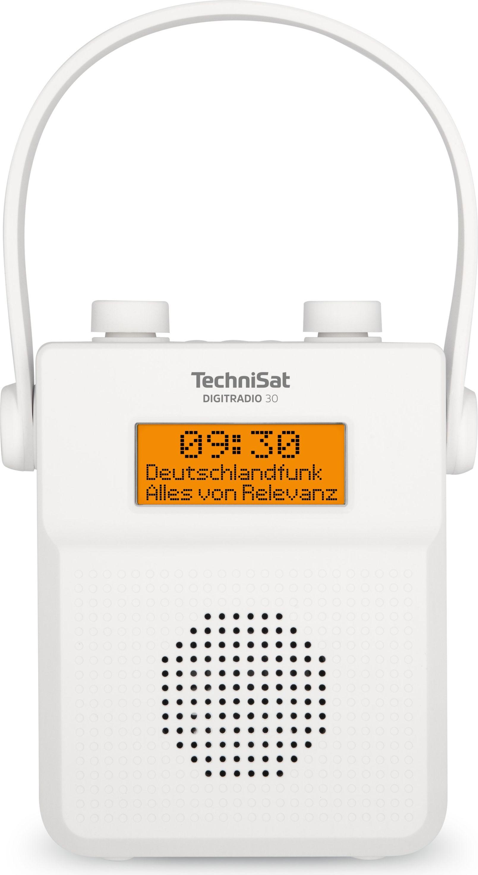 TechniSat DIGITRADIO 30 | wasserdichtes IPX5 DAB+/UKW Duschradio, Akku 0010/3955