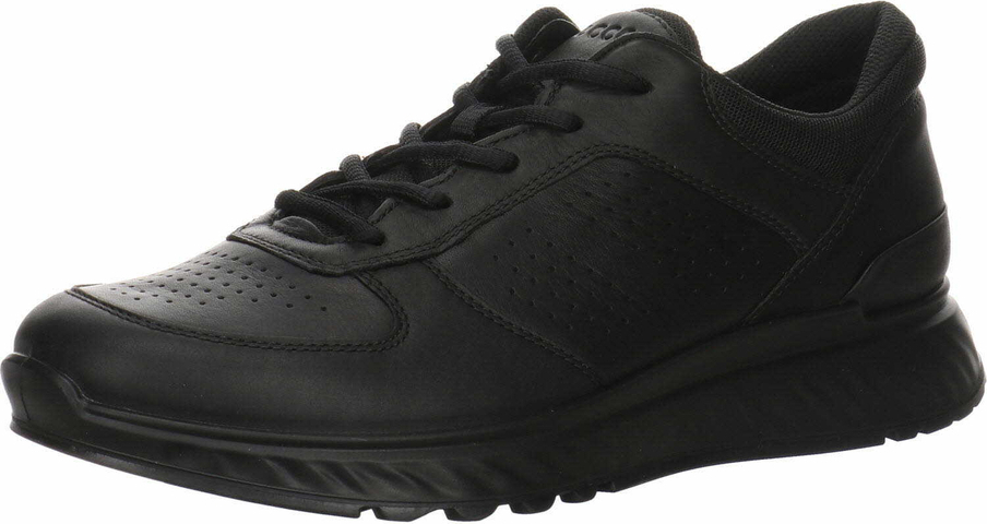 Ecco EXOSTRIDE pánska obuv - športová nízka obuv - šnurovacia obuv black