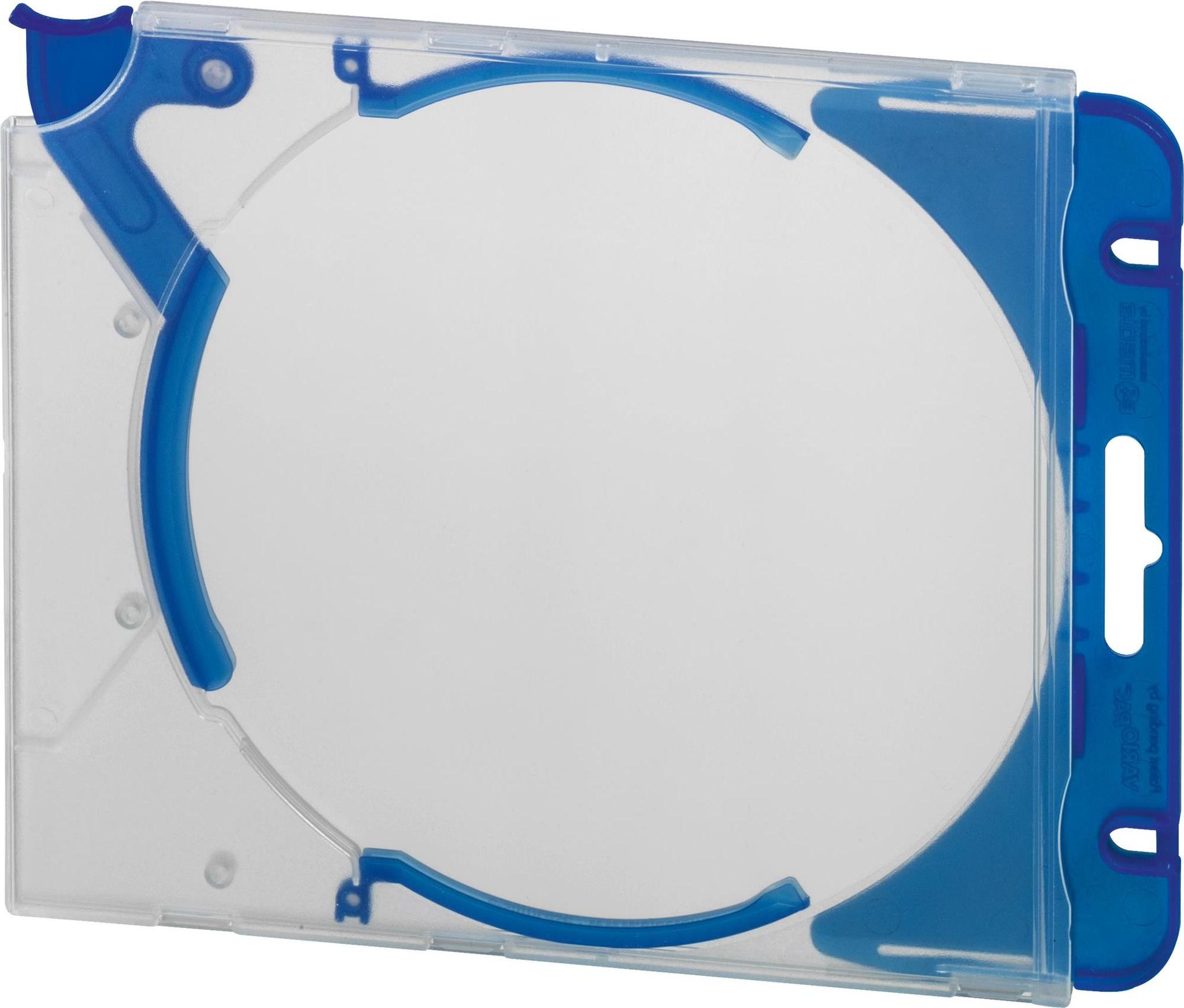 DURABLE CD/DVD Hülle QUICKFLIP® COMPLETE 5 St., 526906 blau