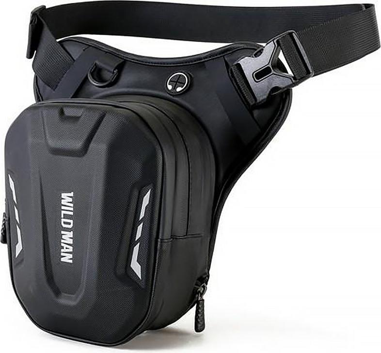 WildmanT Motorrad- und Fahrradtasche WILDMAN L1 3L, Schwarz