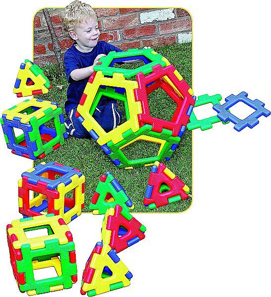 Riesen Polydron Geoformen 52tlg.