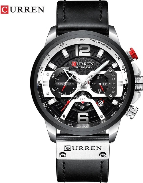 Hodinky CURREN LU-5430 - Čierna/Strieborná KP5430
