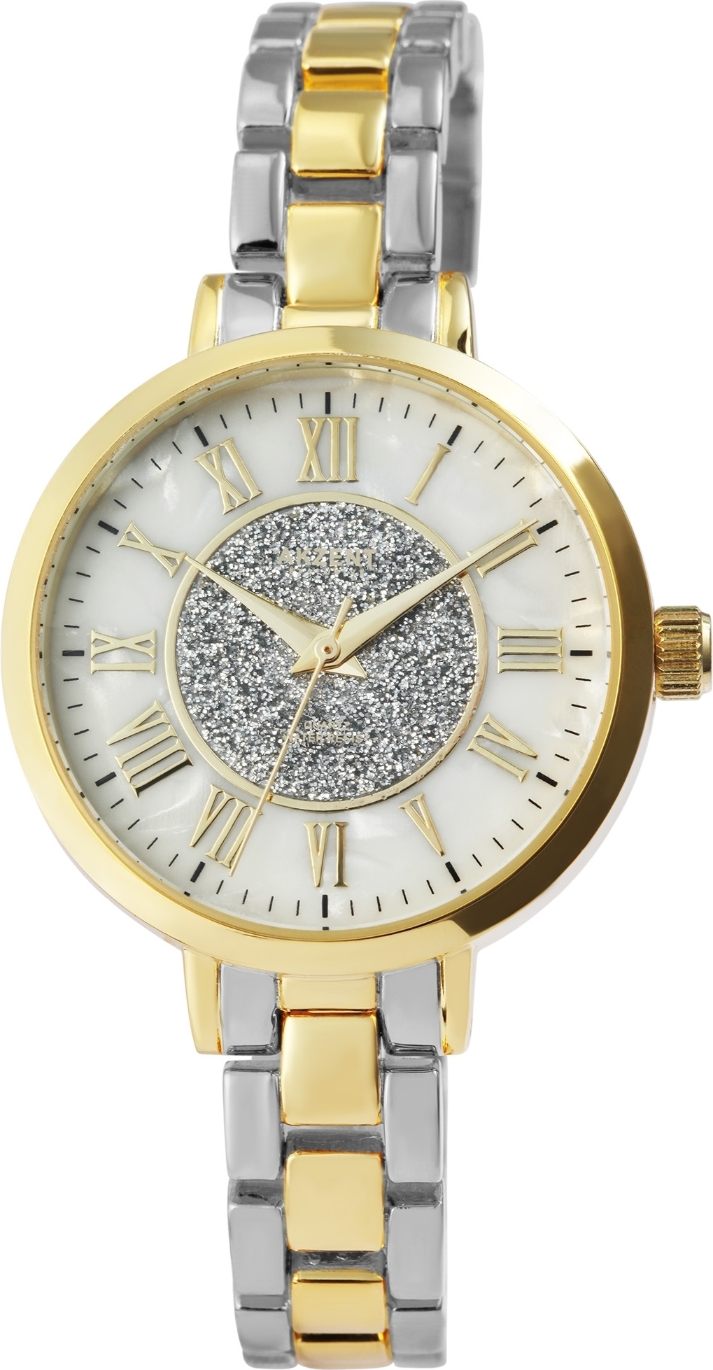 Akzent Exclusive Damenarmbanduhr mit Metallarmband