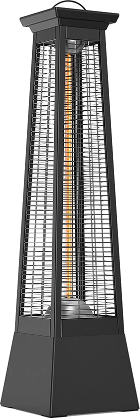 Westmann Infrarot Heizstrahler Volcano Schwarz 20x20x80 cm SDVOLCANO