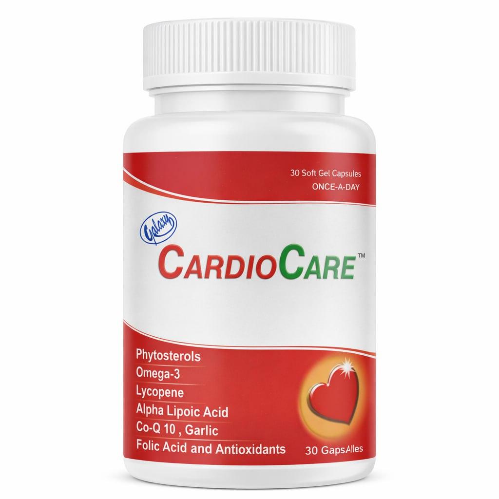 GLOBAL D LTD CardioCare – Kapseln zur Unterstützung von Herz & kardiovaskulärem Wohlbefinden – 30 Kapseln