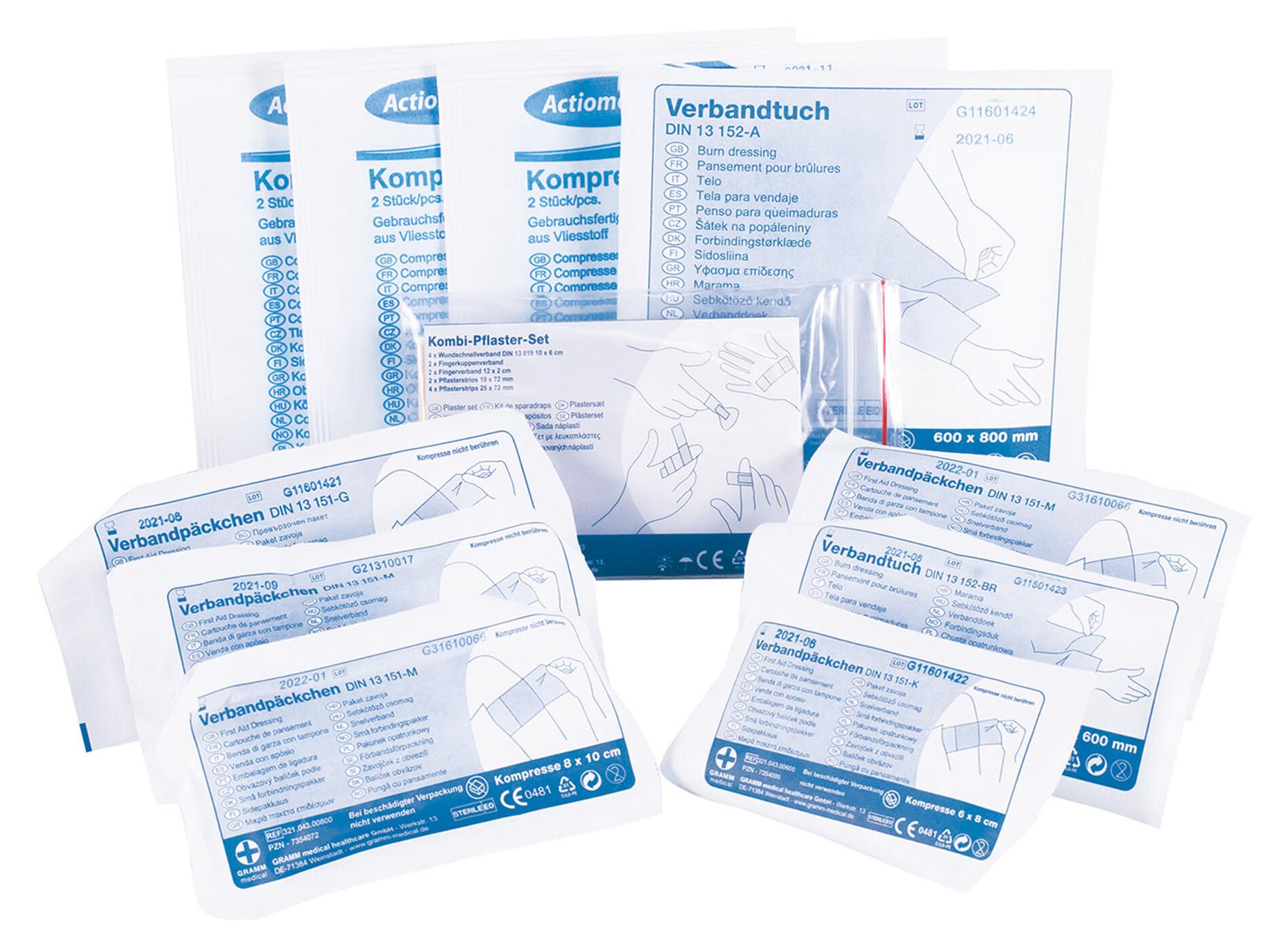 GRAMM medical Sterilprodukte-Austauschset für DIN 13 164 418.035.16401