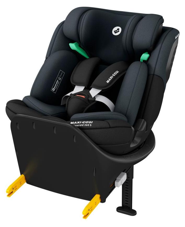 Maxi-Cosi Emerald 360 S, ISOFIX, 0+/1/2/3 (0 - 36kg; 0 mesiacov - 12 rokov), 5-bodový, Opierka hlavy, Umývateľný poťah