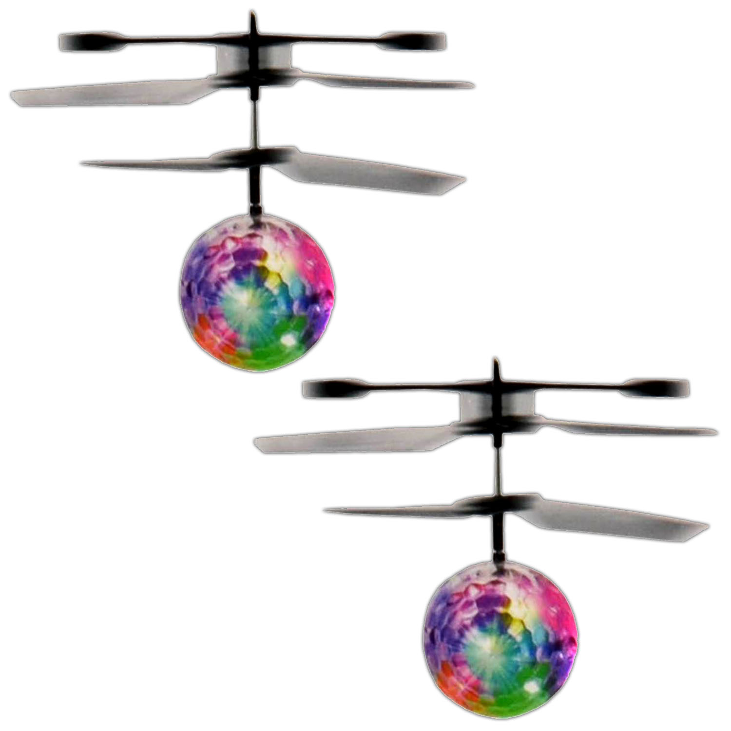 LED Helikopter Ball Fliegende LED Kugel Funny Face Hubschrauber Drohne 