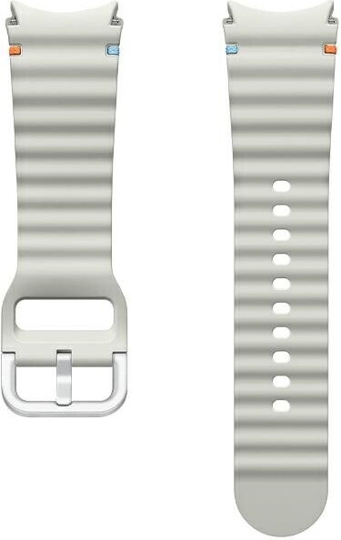 Pasek Samsung ET-SNL30SSEGEU Galaxy Watch7 / 6 / 5 / 4 20mm S/M športový remienok strieborný/strieborný