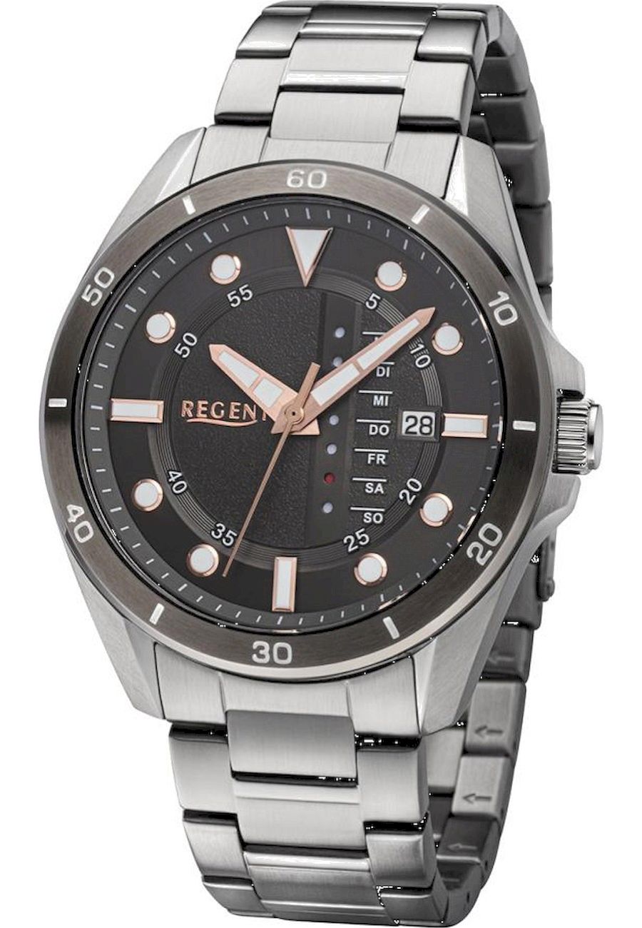 Regent - Armbanduhr - Herren - Chronograph - Quarz - BA-633