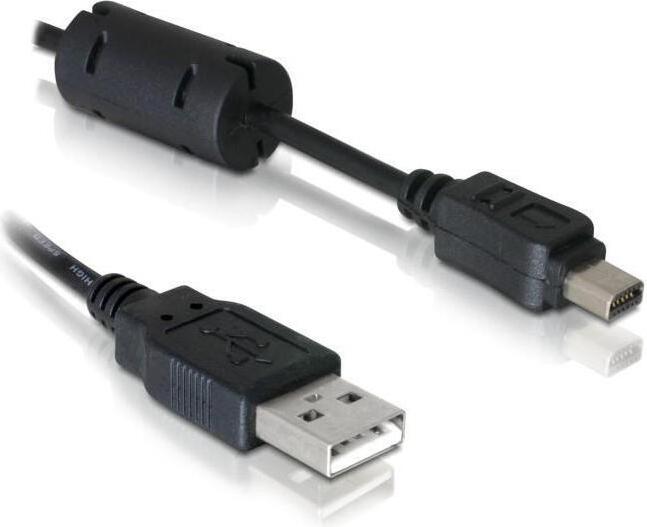 Delock Kamera Kabel Olympus 12-Pin USB 1m 82417
