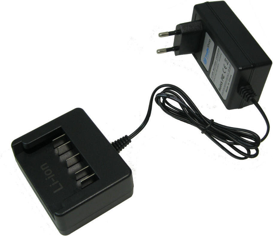 Trade-Shop 18V Li-Ion Akku Ladegerät Ladestation für Bosch GSB 18 VE-2-LI, GSB 18V-LIN, GSR 18-2-LI, GSR 18V-LIN, GSR 18V-LINH, GST 18 V-LIH, HDB180 180884400