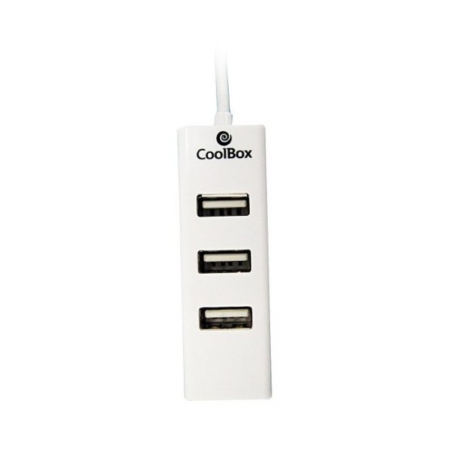 CoolBox COO-UPH190, USB 2.0, 480 Mbit/s, Biela, Plast, 0,35 m, 720 mm