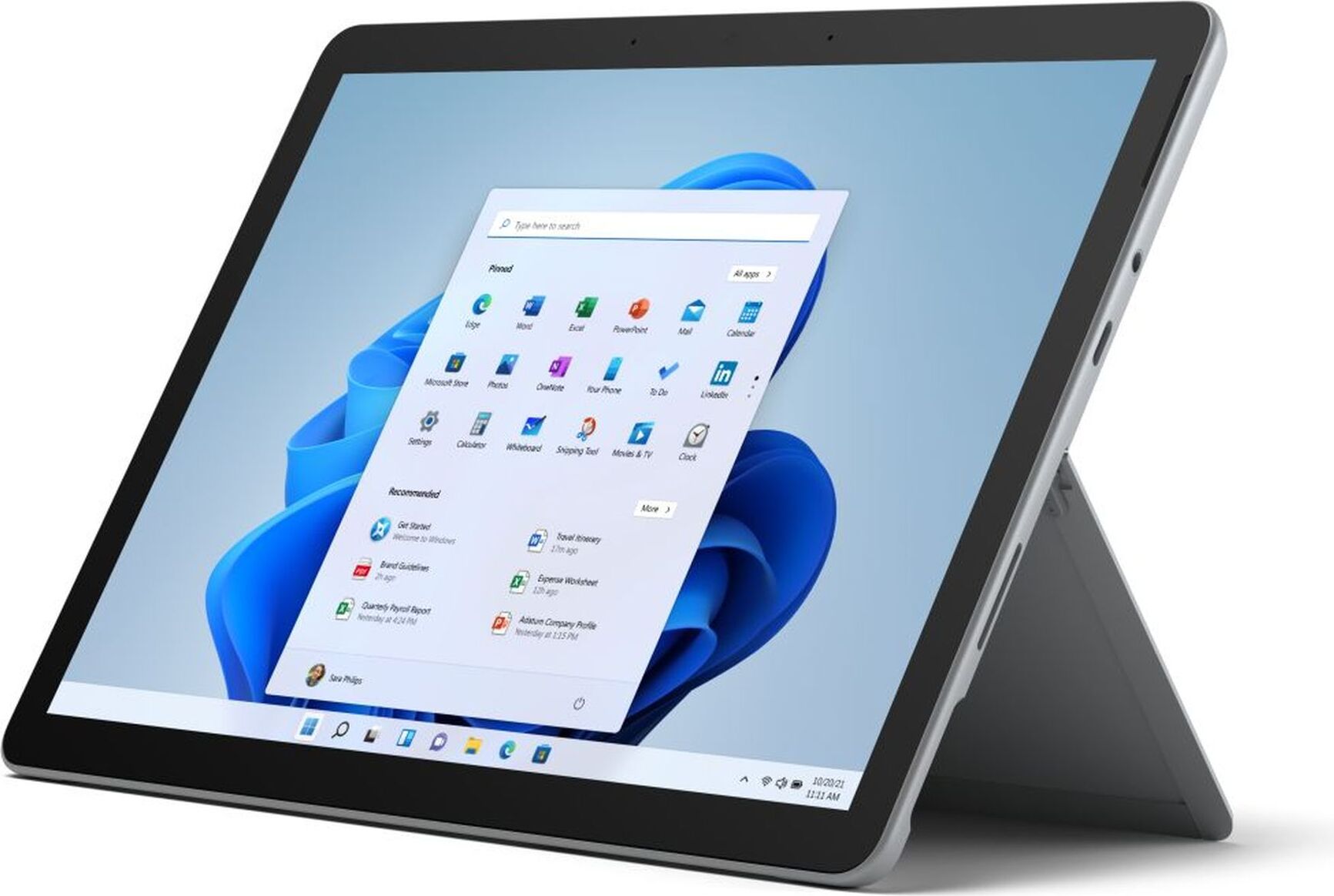 Microsoft Surface Go 3 - Tablet - Intel Core i3 10100Y / 1,3 GHz - Win 10 Pro - UHD Graphics 615 - 8 GB RAM - 128 GB SSD - 26,7 cm (10,5")