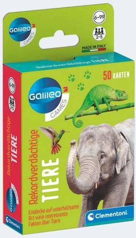 Clementoni Galileo Games - Rekordverdächtige Tiere 59339