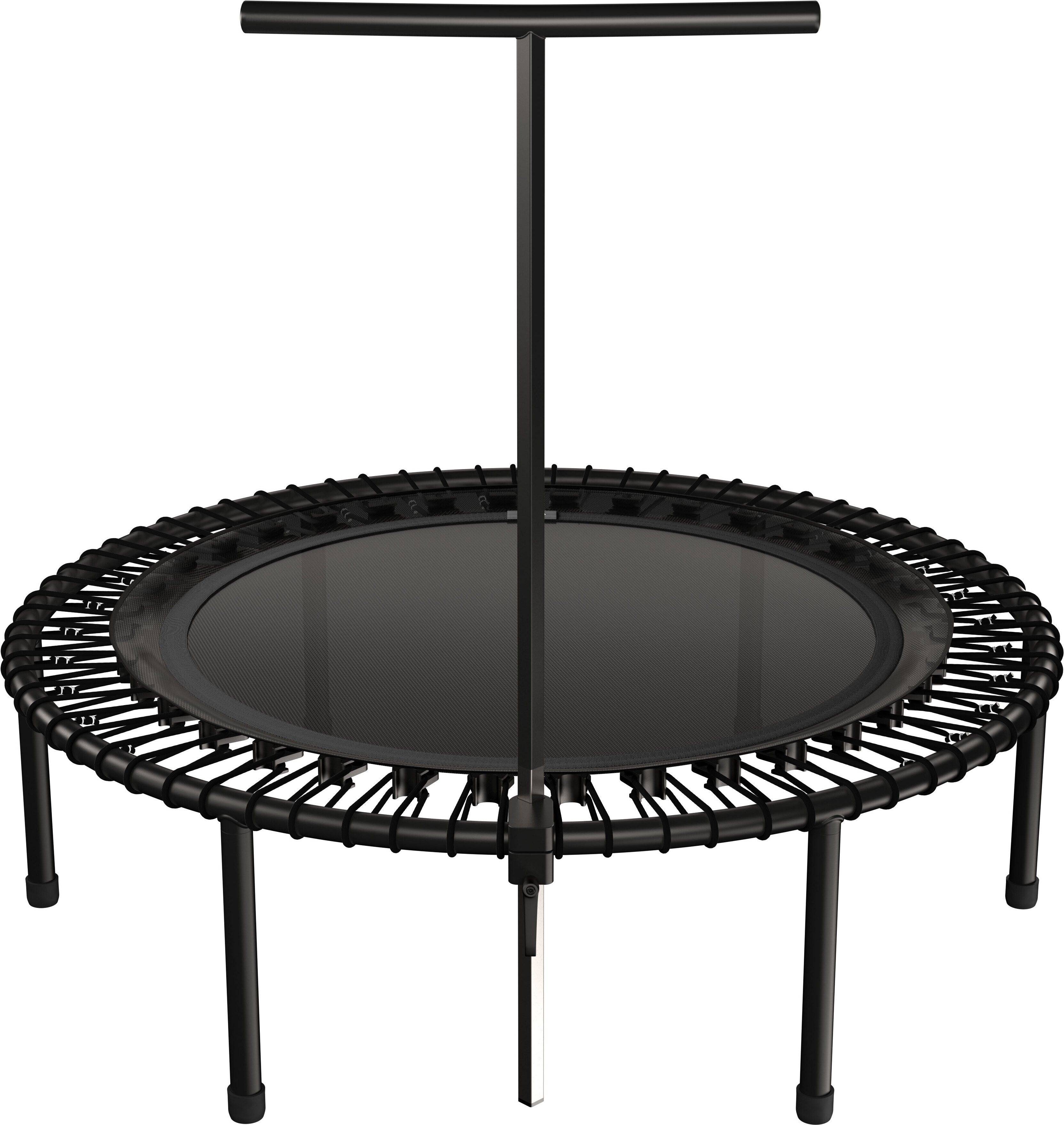 bellicon Fitness trampolína 112 cm (čierna) so zavesením na lane do 200 kg (Ultra Strong) | Praktické sklápacie nohy a T-tyč | Trojdielny rám | Vyrobené v Nemecku
