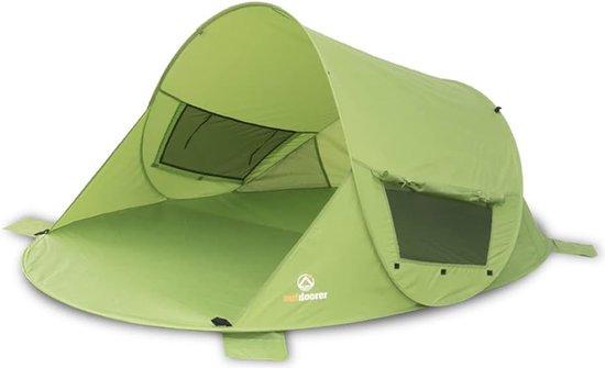 OEM Sonnenschirm Strandhaus, UV 80, grün, inkl. Sandhafter, 3 Stangen und verstärkter Boden 2026