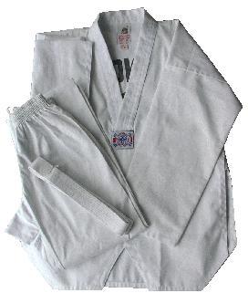 S.B.J - Sportland Taekwondo Anzug Seoul mit Rückendruck, Mischgewebe, 200 cm