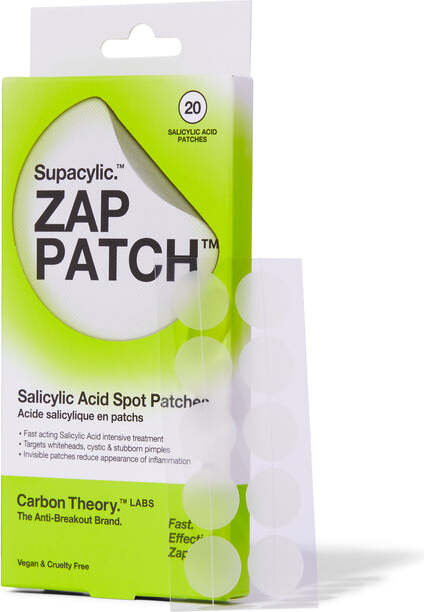 Carbon Theory Supacylic Acne Patches Zap Patch With Salicylic Acid - 20 Pieces CTZP20