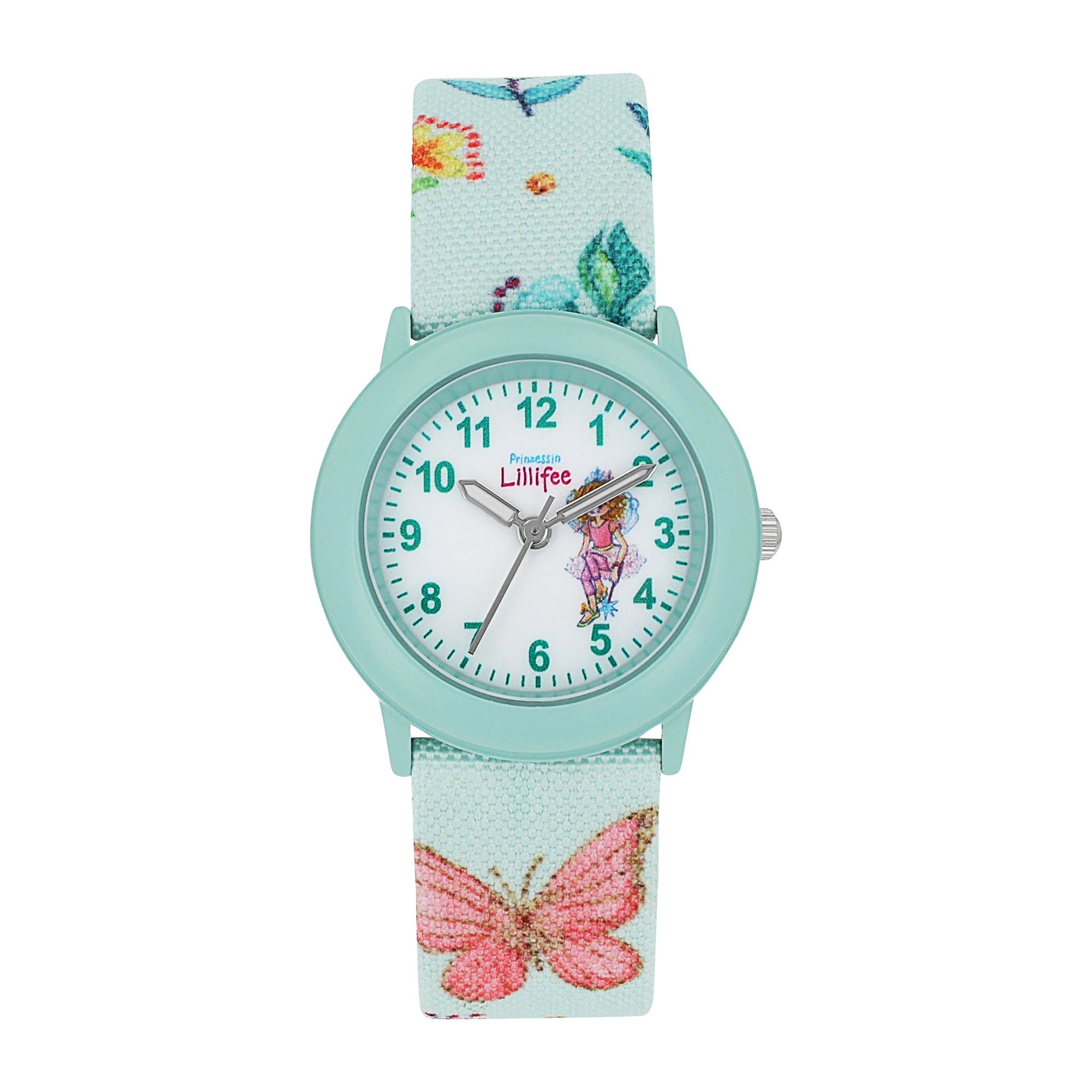 Prinzessin-Lillifee Prinzessin Lillifee Uhr Kinder Armbanduhr Mädchenuhr Textil 2037728